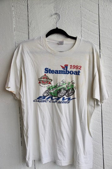 Steamboat '92 BMW Motorcycle Tshirt