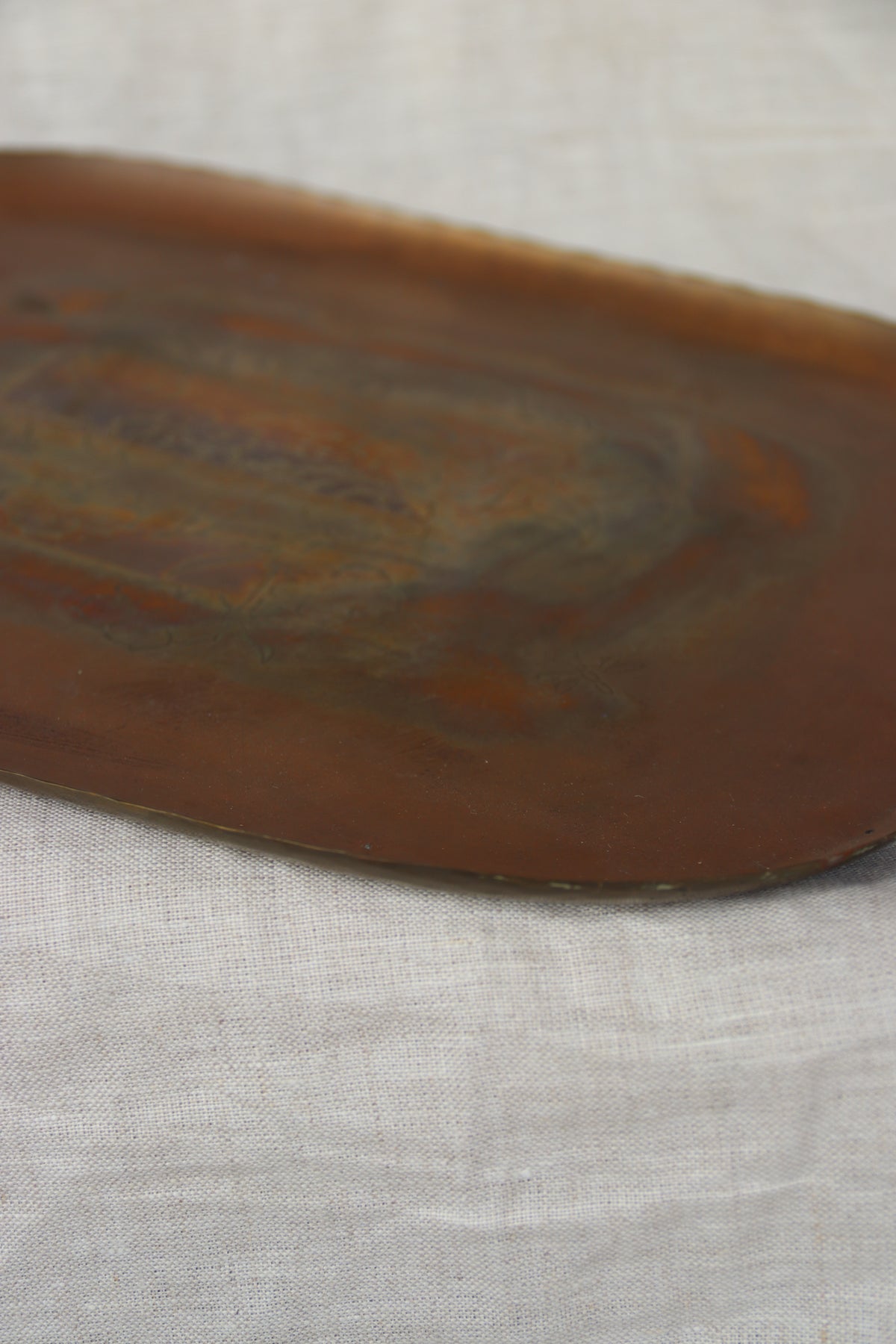 Giovanni Scascighini Copper and Brass Tray