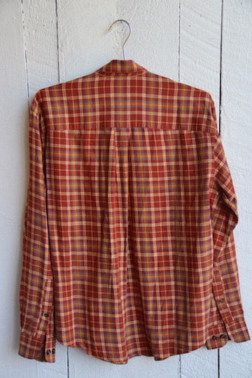 Burberry Plaid Button Down Shirt