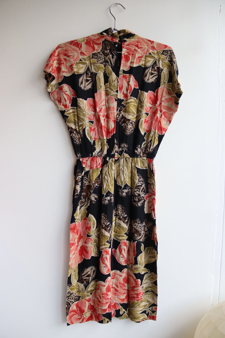 Vintage Handmade Floral Dress