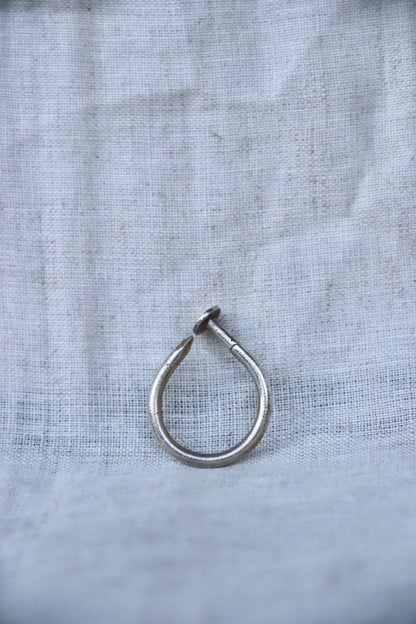 Sterling Silver Nail Keychain
