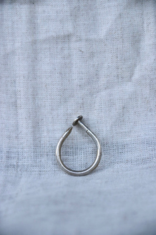 Sterling Silver Nail Keychain
