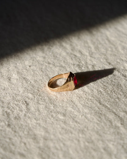 Vintage 10K Ruby Ring