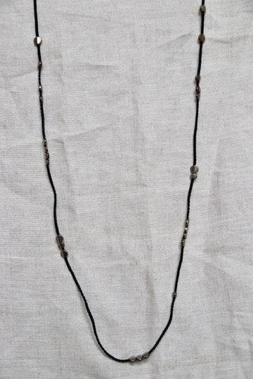 Jill Platner Tupelo Wrap Long Black Necklace