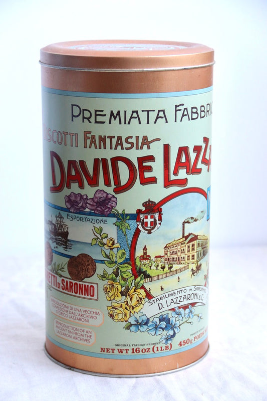 Davide Lazzaroni & Figli Saronno Amaretti Cookie Tin
