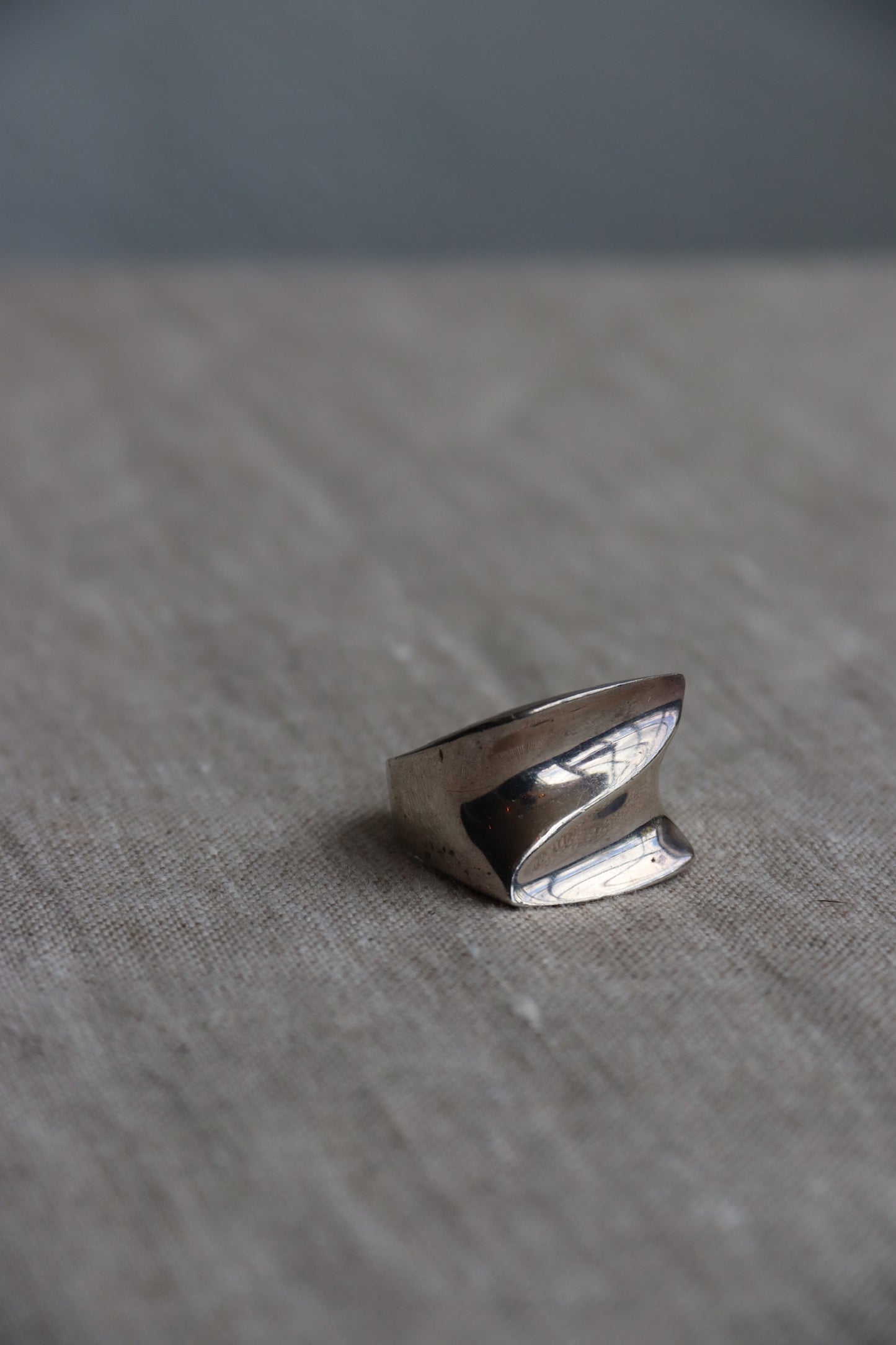 Sterling Silver Wave Ring