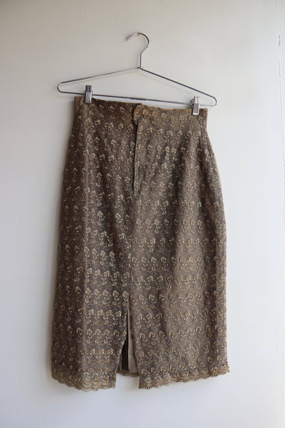 Handmade Lined Lace Skirt