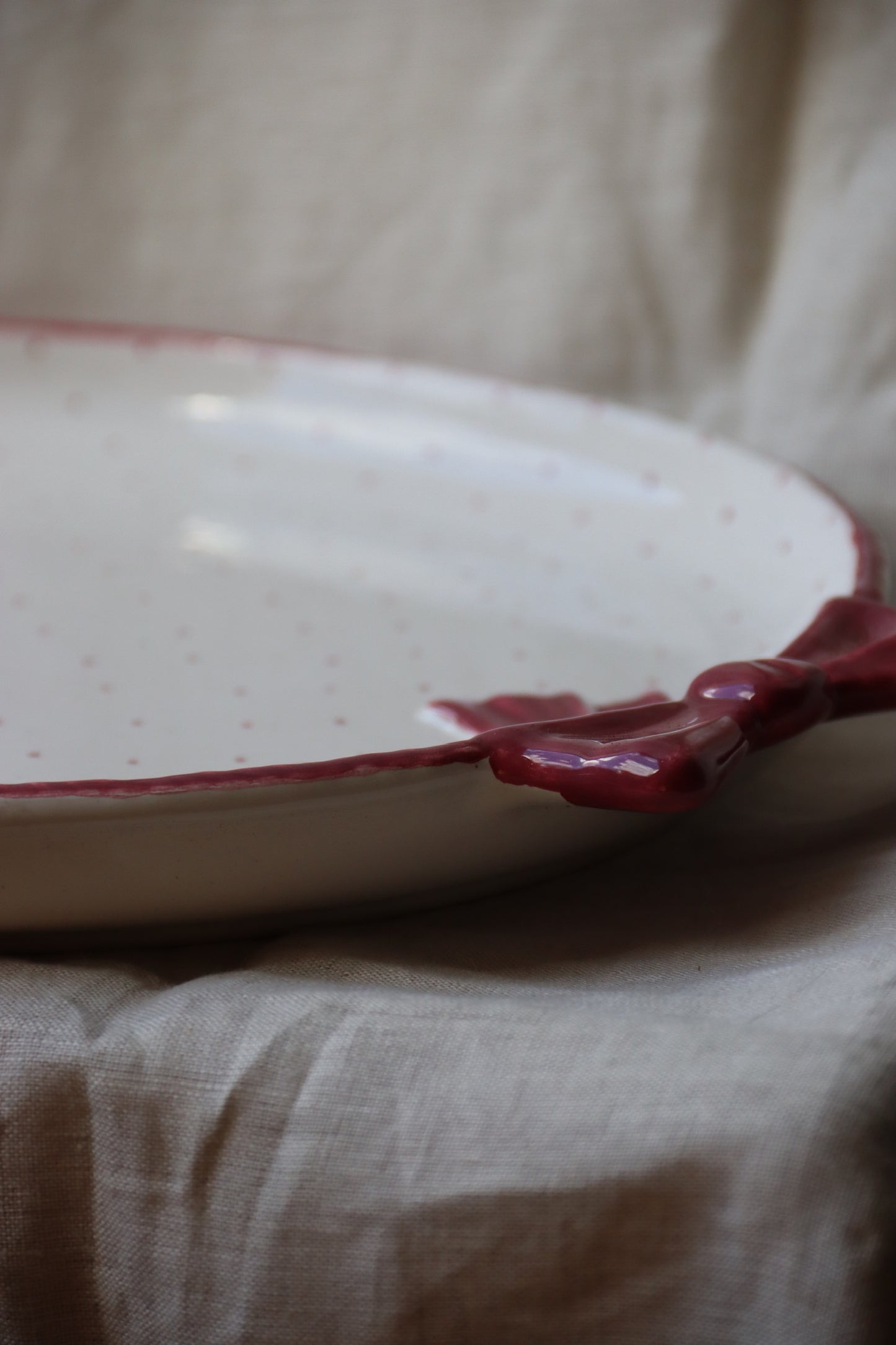 Gmundner pink dot Ceramic Set.