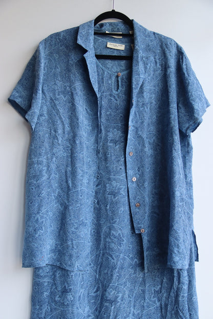 Amanda Smith Silk Top and Dress Set