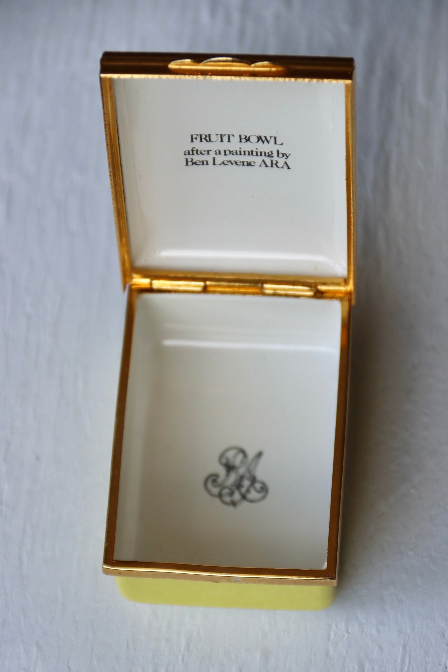 Fruit Bowl Enamel Box