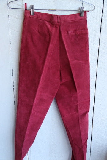 The Eagle’s Eye Red Leather Pants