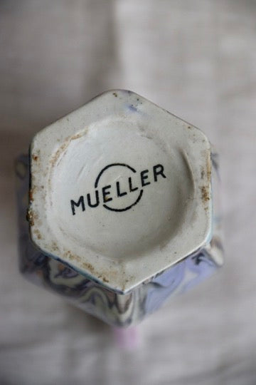 Mueller Faceted Ceramic Vase