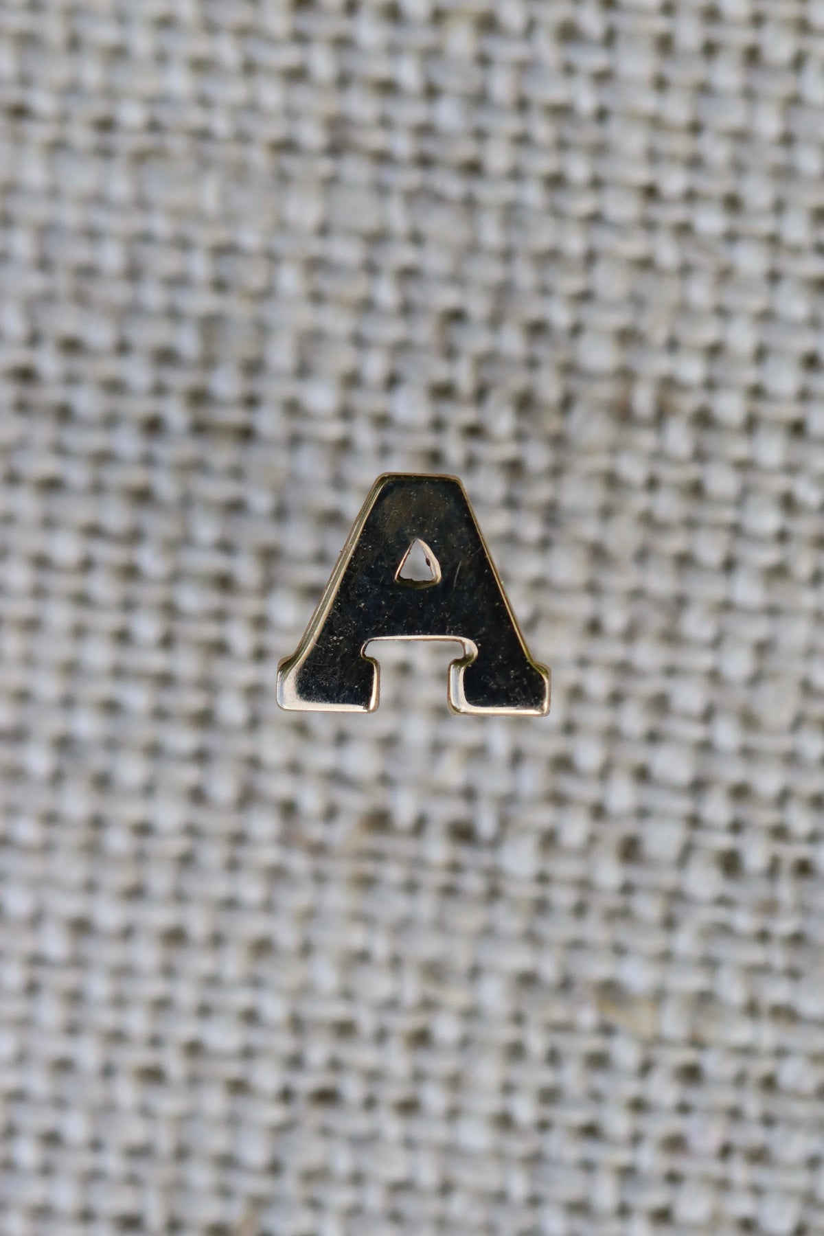 Zoe Chicco 14k Gold Initial Letter A Stud