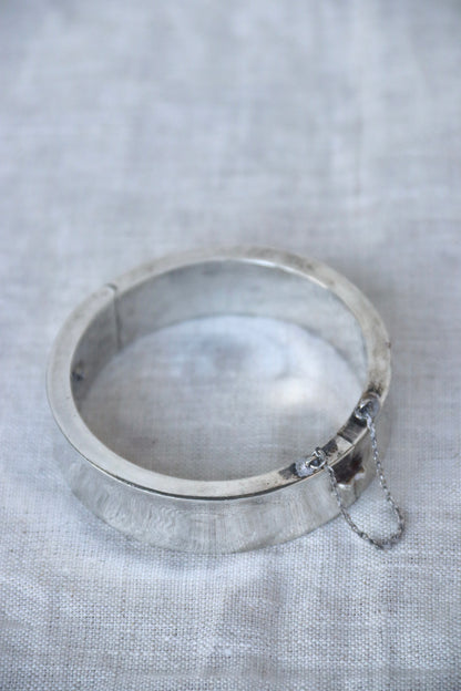 Sterling Silver Concave Bracelet