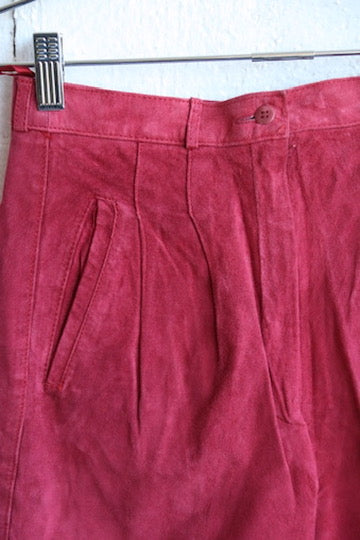 The Eagle’s Eye Red Leather Pants