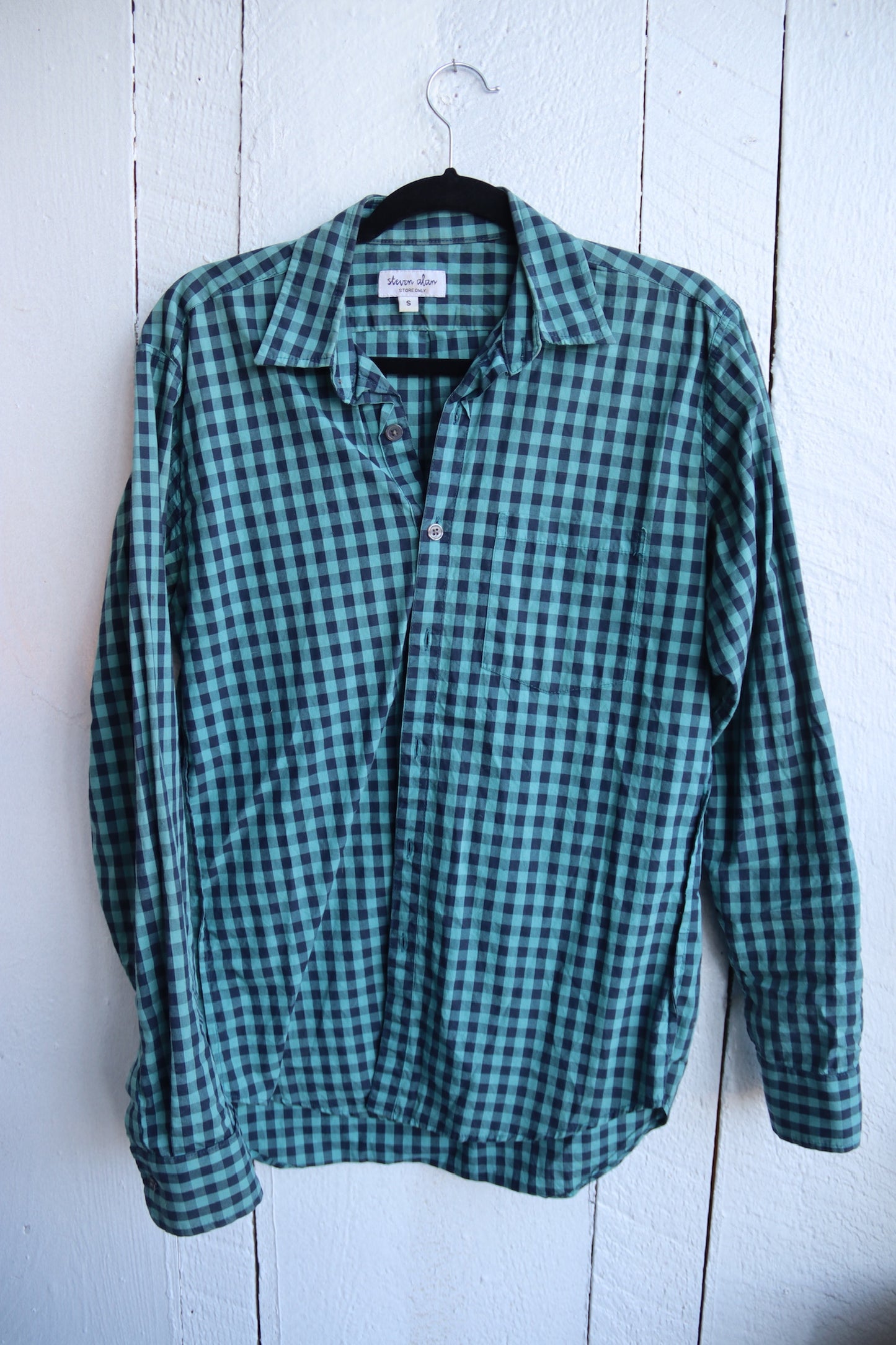 Steven Alan Checkered Top