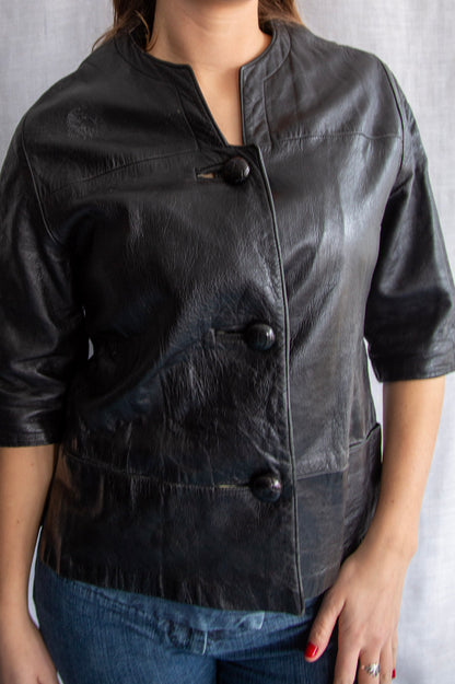Black leather Jacket