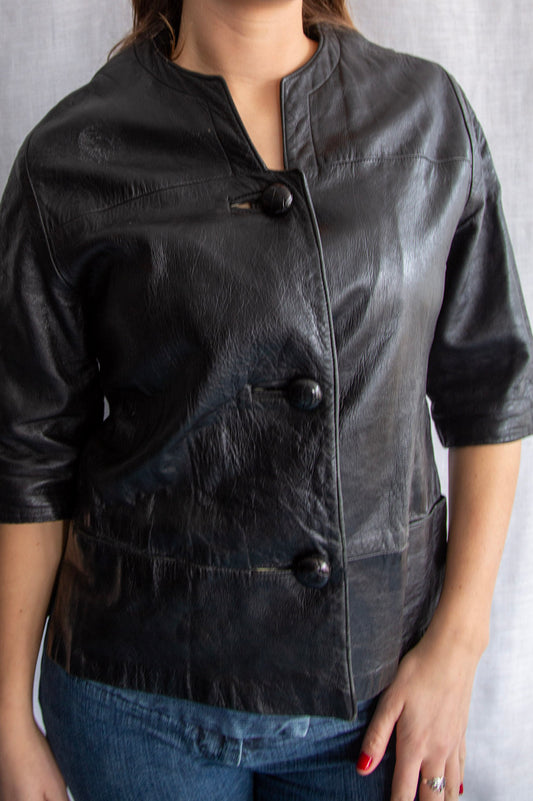 Black leather Jacket