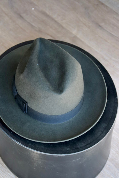 Optimo Moss Fedora Hat