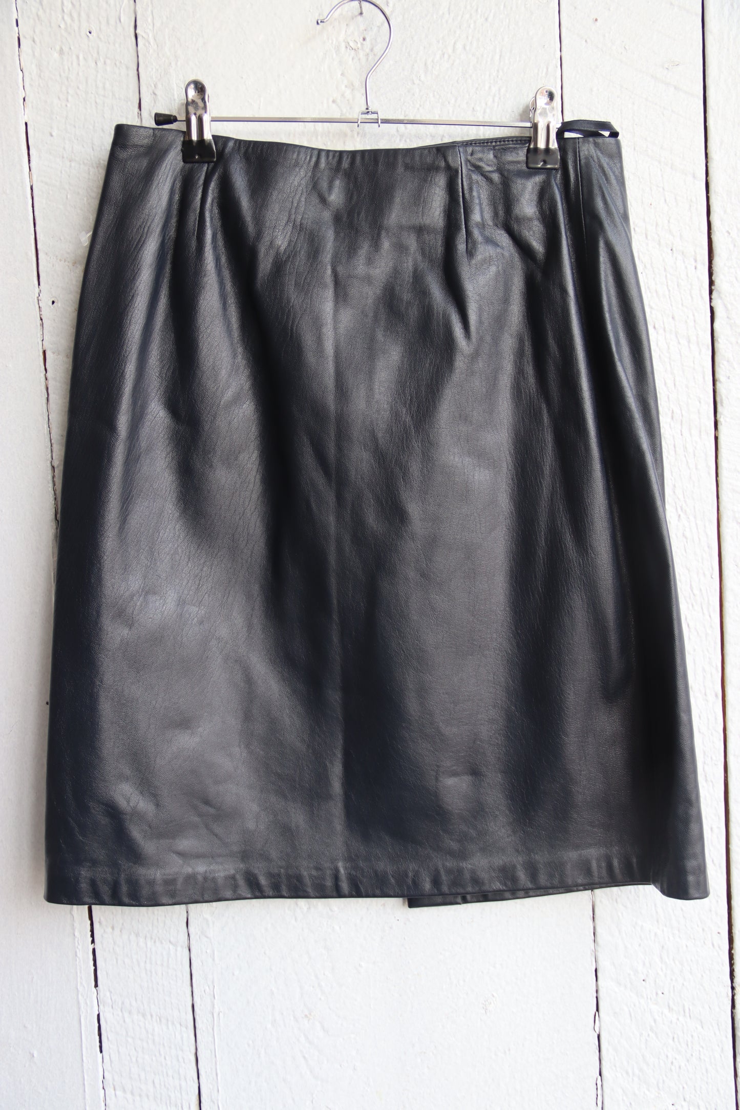 Ralph Lauren Black Leather Skirt (NWT)