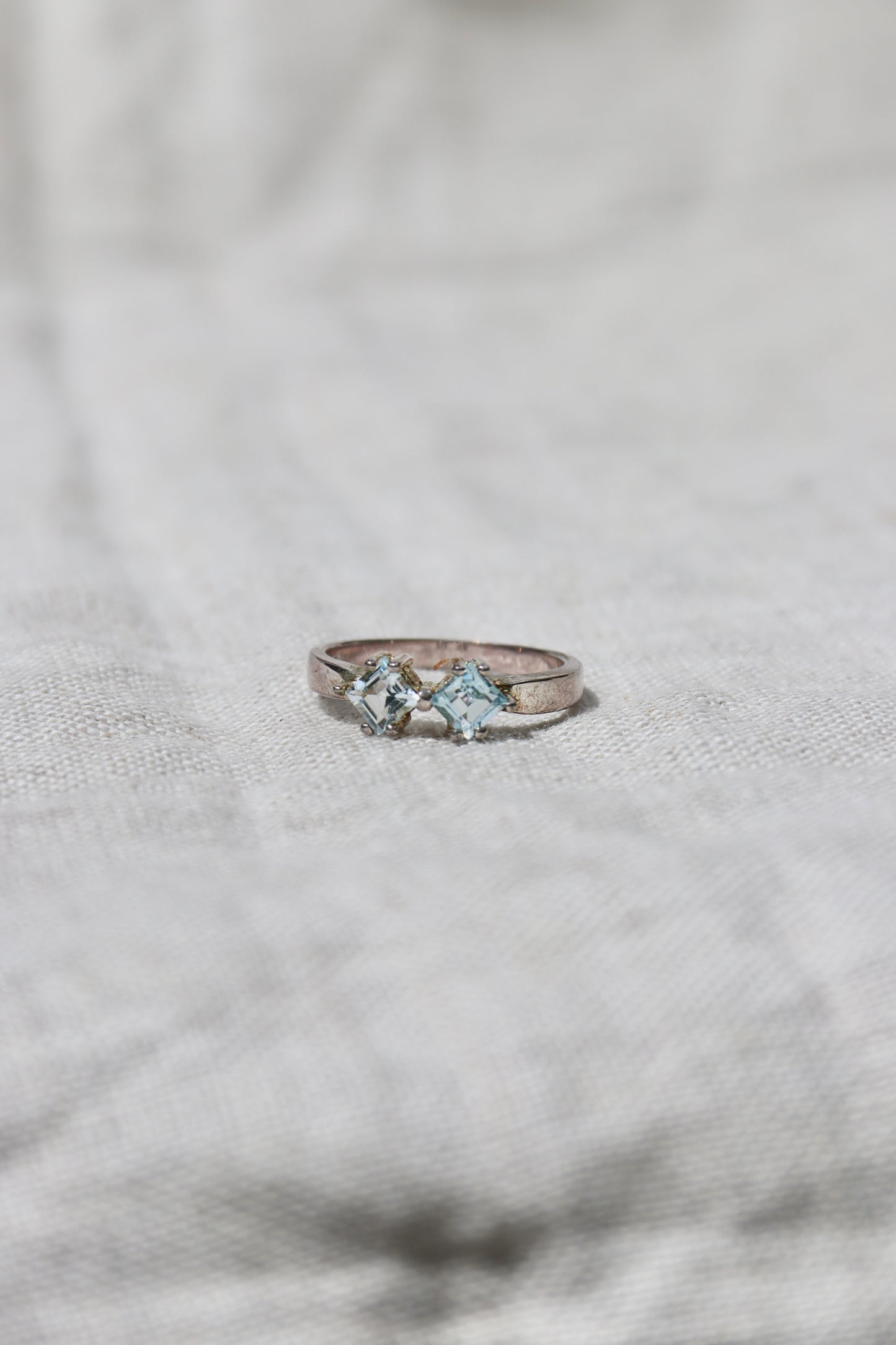 Sterling Silver Aquamarine Ring