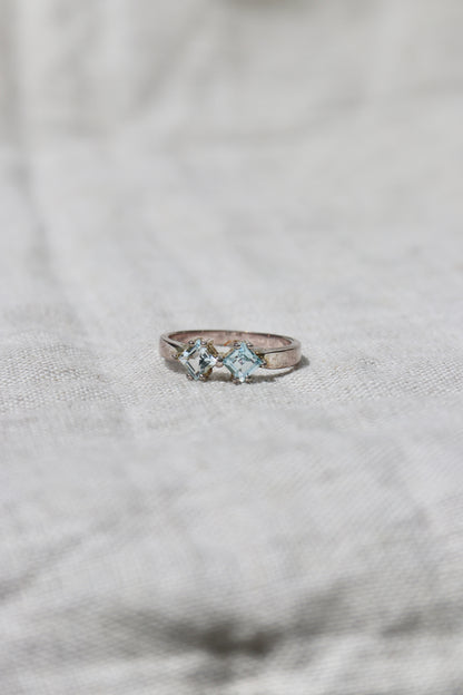 Sterling Silver Aquamarine Ring