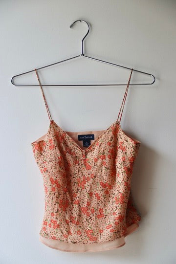 Ann Taylor Floral Silk Top