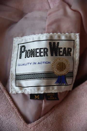 Pioneer Wear Fringed Suede and Knit Sweatshirt