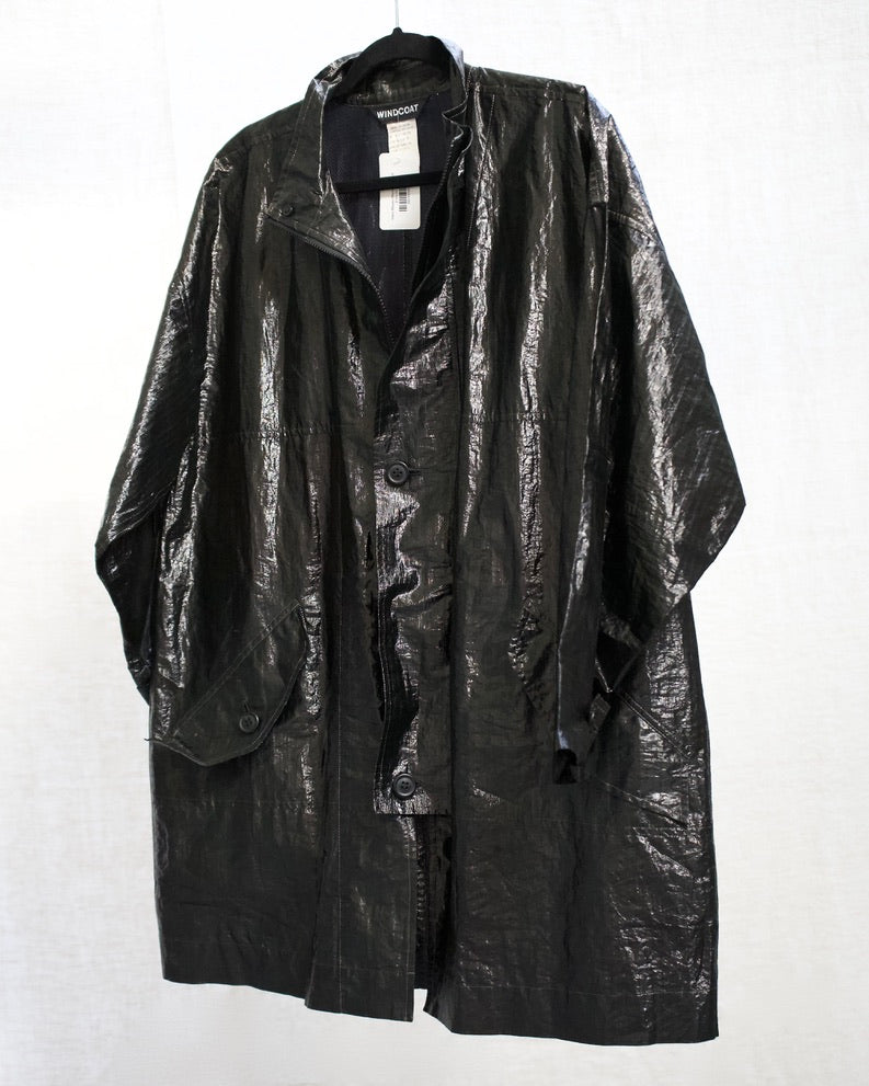 Issey Miyake Black Windcoat