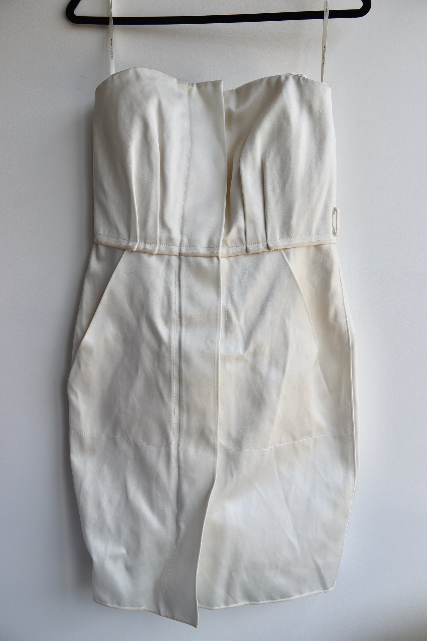 Marc Jacobs White Strapless Mini Dress