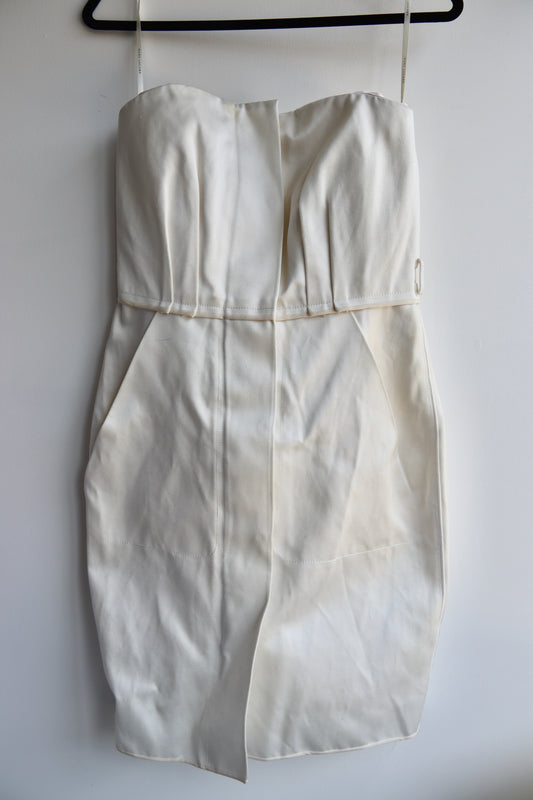 Marc Jacobs White Strapless Mini Dress