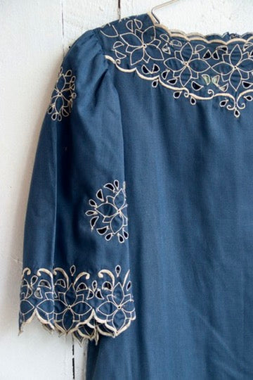 Chuchi Blue Lace Dress