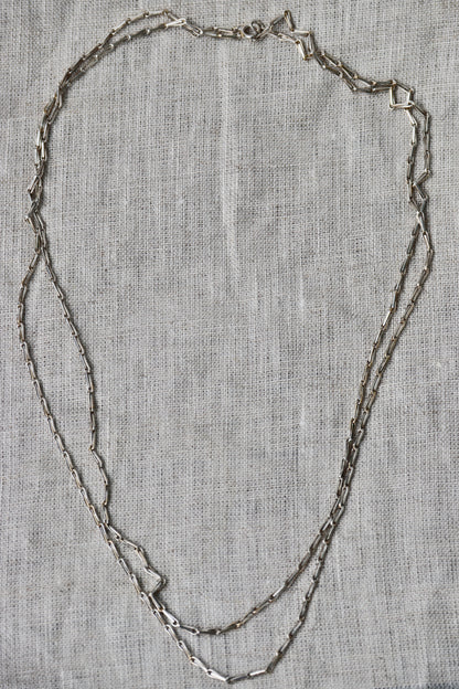 Sterling Silver Long Chain Necklace