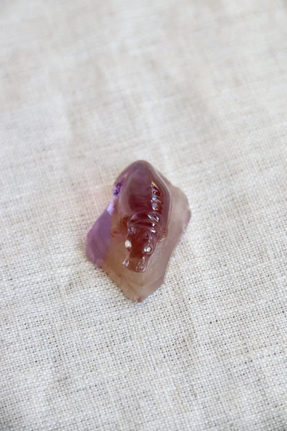 Miniature amethyst animals