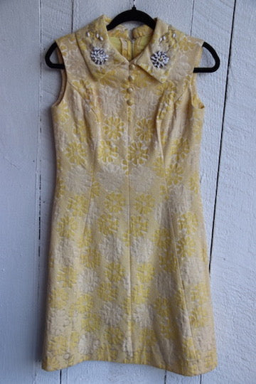 Ann Barry Yellow Dress - 1960s