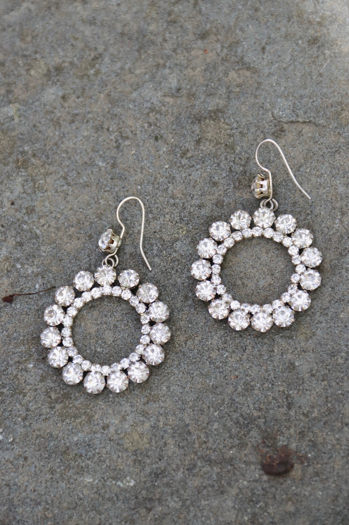 Vintage Rhinestone Earrings