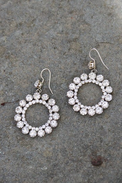 Vintage Rhinestone Earrings