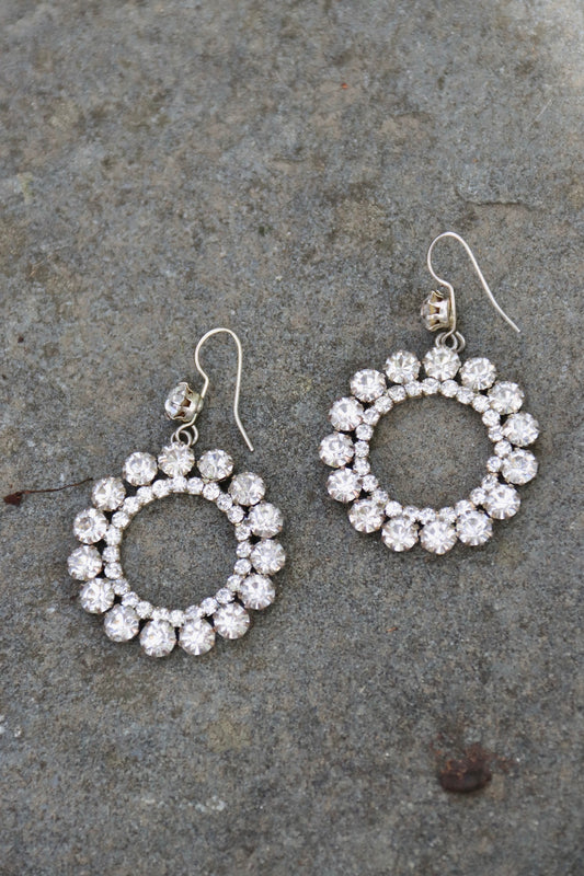 Vintage Rhinestone Earrings