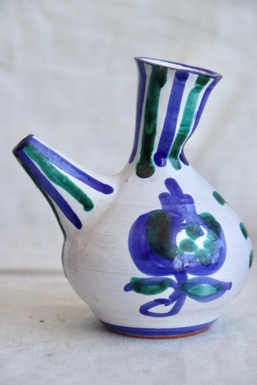 Set of 2 Vintage Spanish Ceramic Vessels