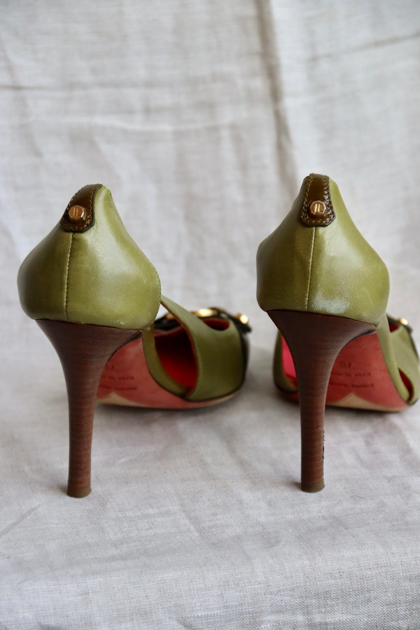 Judith Leiber Green Heels