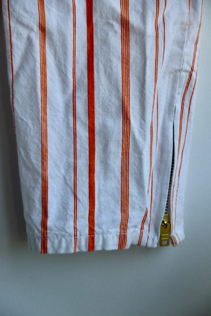 Vintage Filippo Toti Striped Cotton Pants