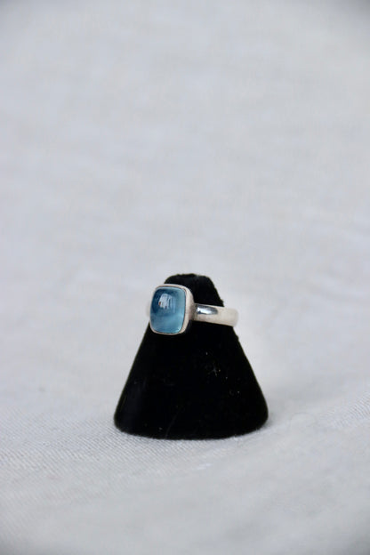 Sterling Silver Aquamarine Ring