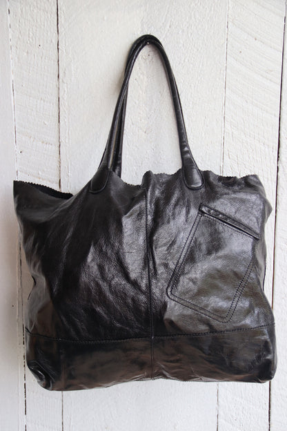 Black Leather Bag