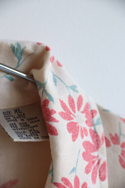 Silk Floral Dress