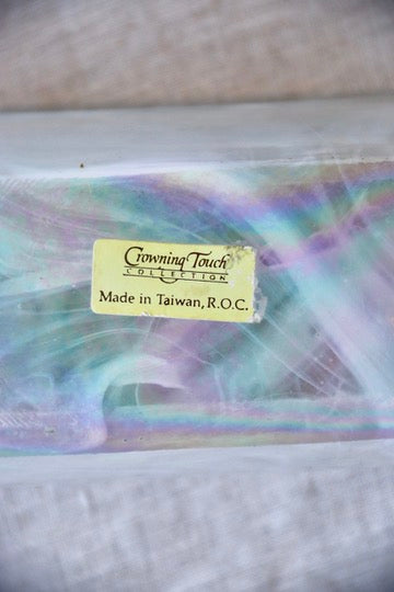 Crowning Touch Collection Glass Jewelry Trinket Box