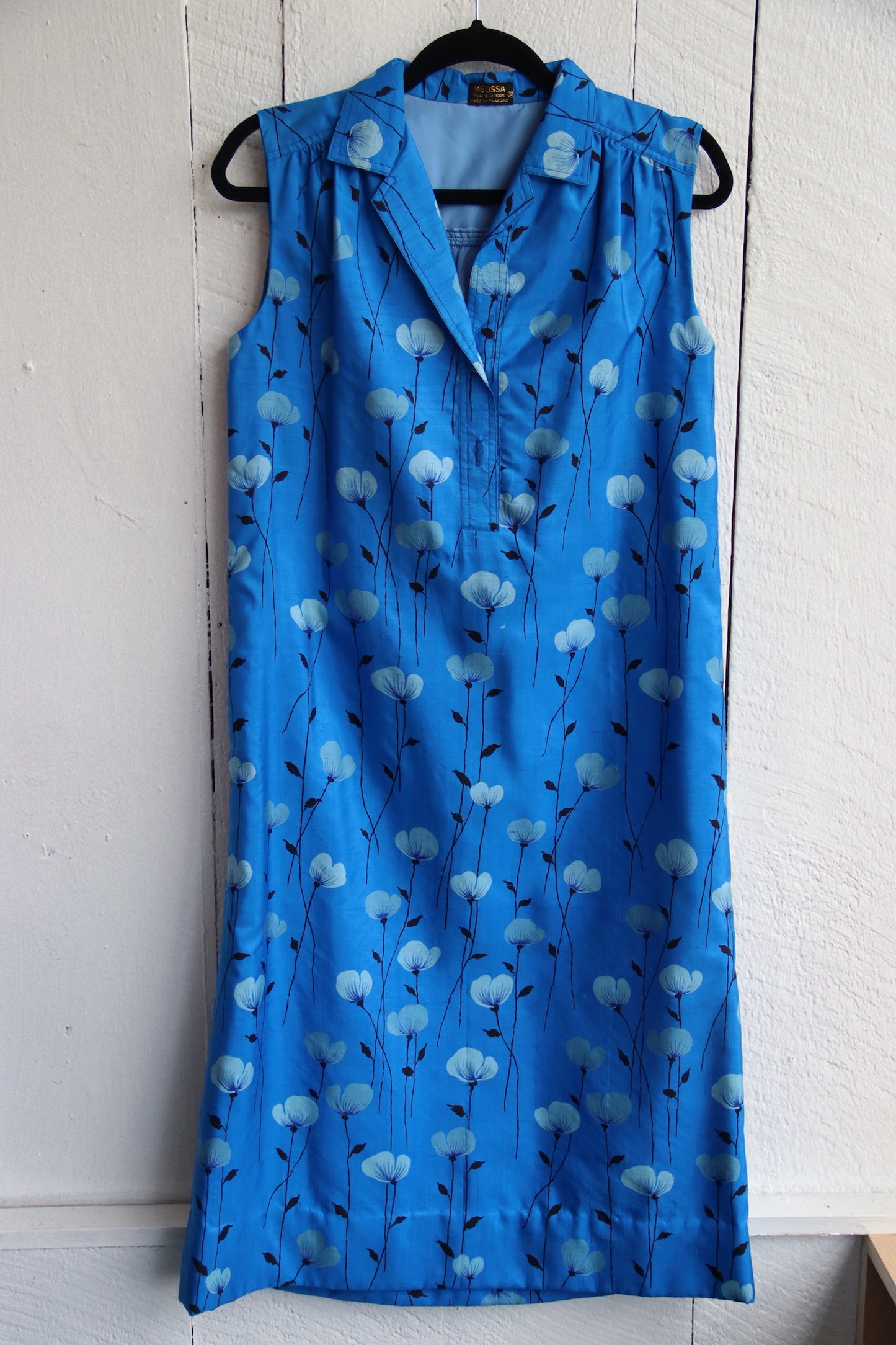 Melissa Thai Blue Dress - 1990s