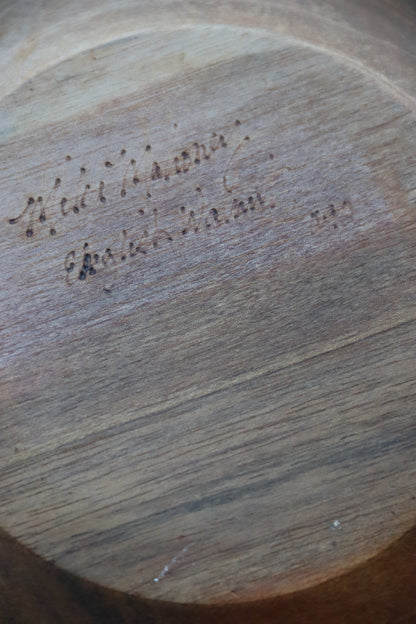Signed Wooden Bowl