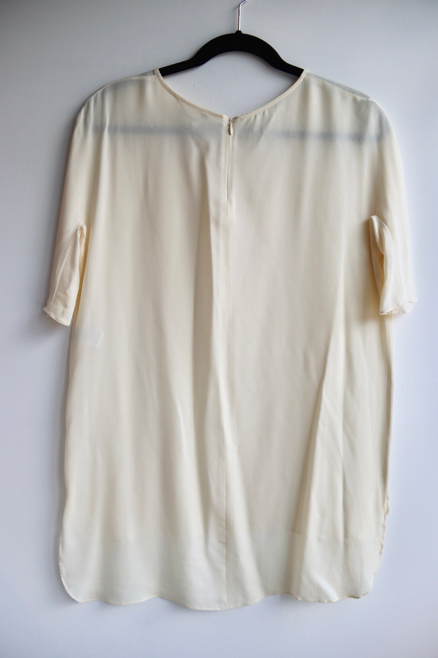 Longchamp White Silk Top