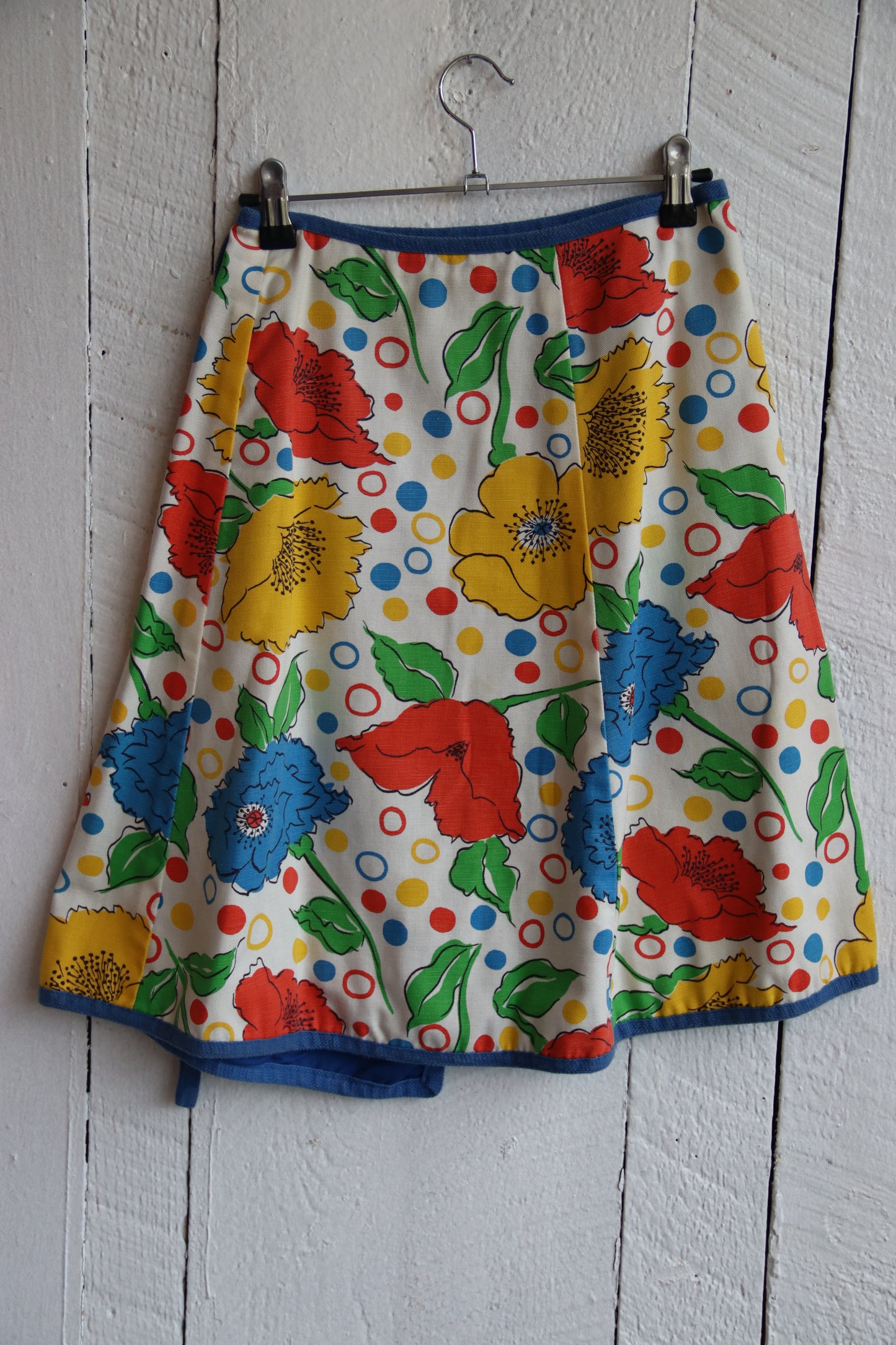 Floral Wrap Skirt - 1970s