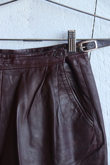 Sinatex Oy Maroon Leather Pants